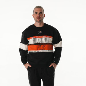 Philadelphia Flyers Wild Collective Unisex Color Blocked Crewneck Sweatshirt