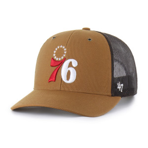 Philadelphia 76ers Carhartt 47 Brand Trucker Hat