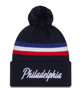 Philadelphia 76ers New Era City Edition 2025 Knit Hat