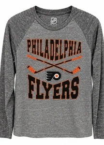 Philadelphia Flyers Youth Cross Stick Long sleeve