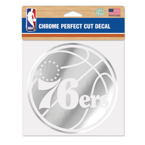 Philadelphia 76ers Chrome Decal Philadelphia 76ers Chrome Decal