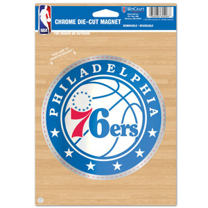 Philadelphia 76ers Chrome Die Cut Magnet Philadelphia 76ers Chrome Die Cut Magnet
