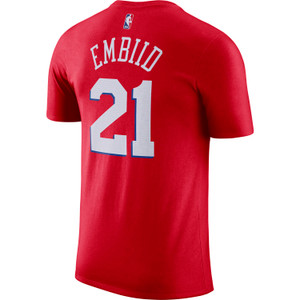 Philadelphia 76ers Men's Statement Joel Embiid Player Tee Philadelphia 76ers Men's Statement Joel Embiid Player Tee
