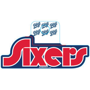 Philadelphia 76ers '21 Mixtape Sixers Decal Philadelphia 76ers '21 Mixtape Sixers Decal