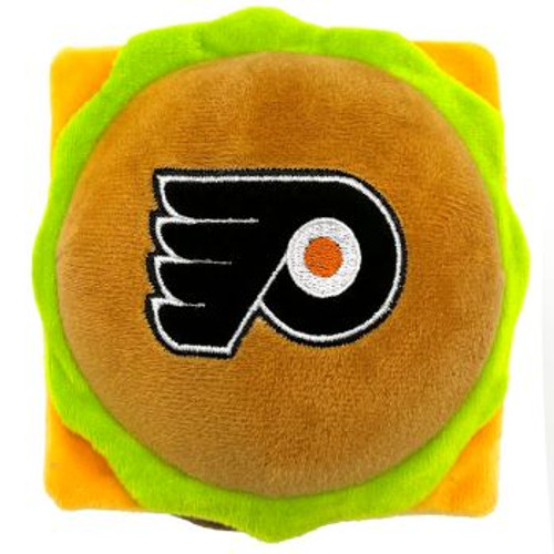 Philadelphia Flyers Hamburger Dog Toy
