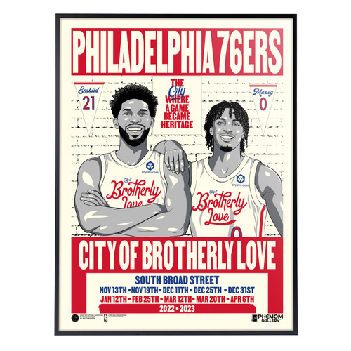 Philadelphia 76ers Joel Embiid City Edition '22' Player Pin