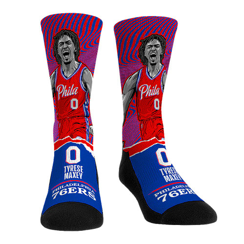 Philadelphia 76ers Maxey Player Socks