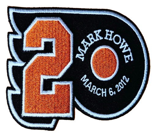 Philadelphia Flyers Mark Howe Jersey Patch