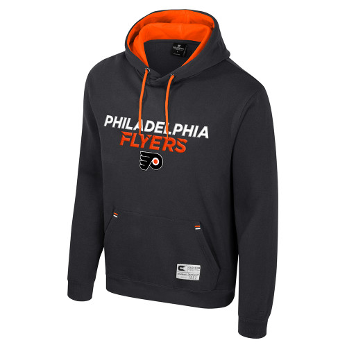 Philadelphia Flyers Wordmark Striped Black Hood