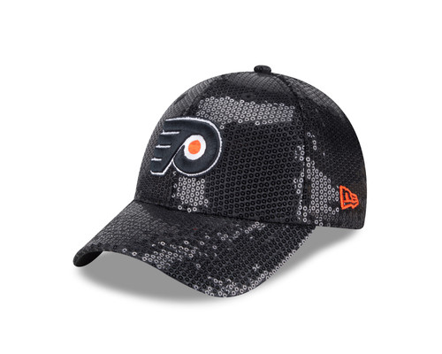 Philadelphia Flyers Women's Black Sequin 9Forty Snapback Hat
