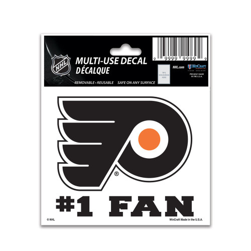 Philadelphia Flyers Multi-Use #1 Fan Logo Decal