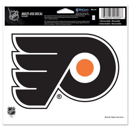 Philadelphia Flyers Multi-Use 5"x6" Logo Decal