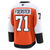 #71 Philadelphia Flyers Foerster Orange Premium Jersey