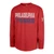 Philadelphia 76ers Red Dusted Long Sleeve Tee