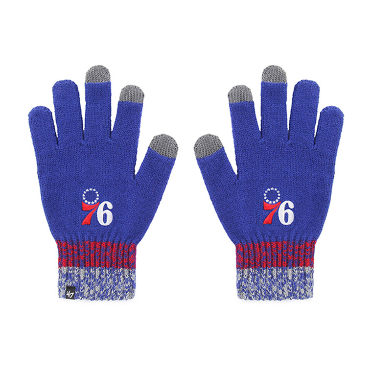 Philadelphia 76ers Women's Blue Static Glove's