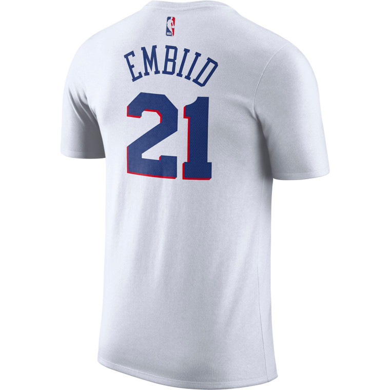 Philadelphia 76ers Men's Joel Embiid Association Player Tee by Nike