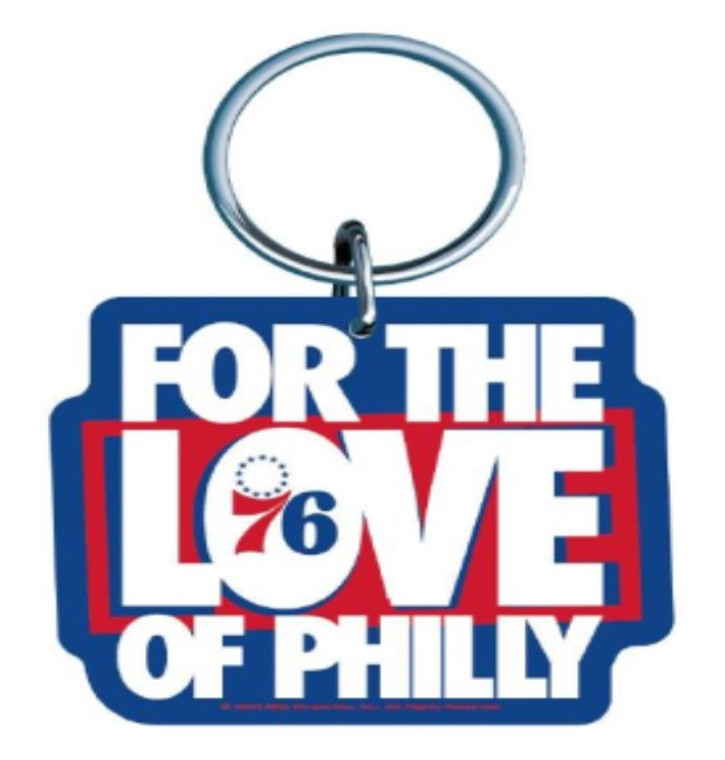 Philadelphia 76ers 2023 Playoff Mantra Keychain