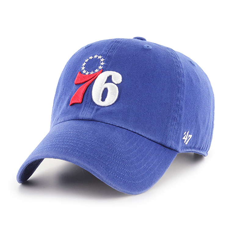 Philadelphia 76ers Blue Clean Up Cap