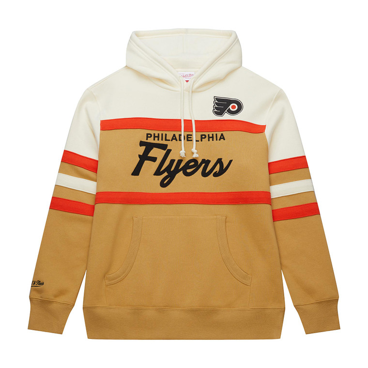 Philadelphia Flyers Script Tan Hood