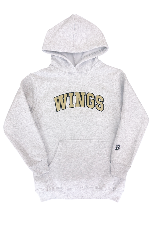Philadelphia Wings Youth Grey Wordmark Hood