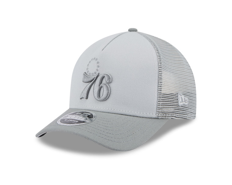Philadelphia 76ers Grey Tonal 9Forty Snapback Hat