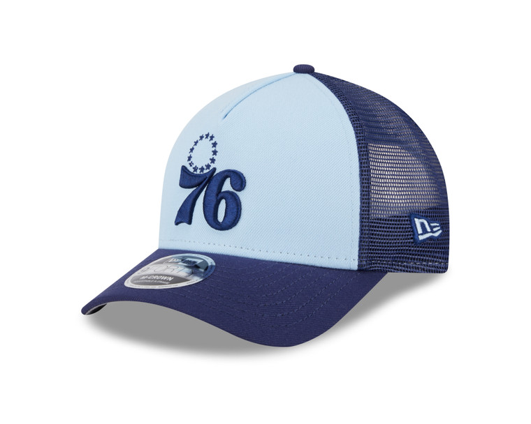 Philadelphia 76ers Blue Tonal 9Forty Snapback Hat