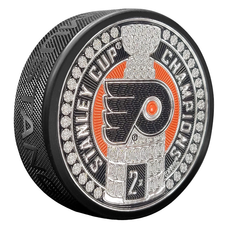 Philadelphia Flyers TrimFlexx 2 Time Stanley Cup Champions Puck
