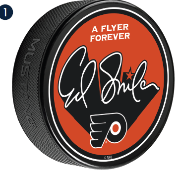 Philadelphia Flyers Ed Snider Signature Logo Puck