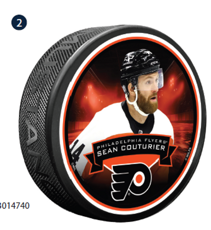 Philadelphia Flyers Sean Couturier Shield Puck