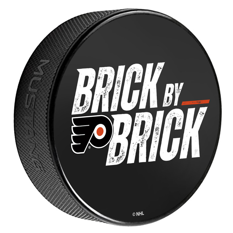 Philadelphia Flyers Brick By Brick Puck