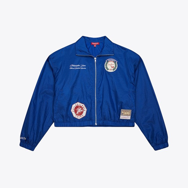 76ers Womens Nylon Jacket