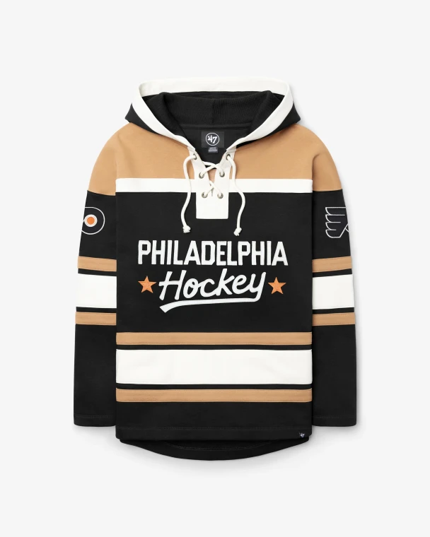 Philadelphia Flyers Lacer Block Script Hood