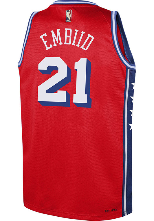 Philadelphia 76ers '22 Statement Youth Joel Embiid Jersey
