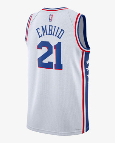 Philadelphia 76ers Joel Embiid basketball jersey. - Depop