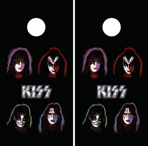 KISS Cornhole Wraps / Stickers / Decals / Vinyl