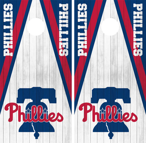 Philadelphia Phillies Cornhole Wrap / Skins / Decals / Stickers