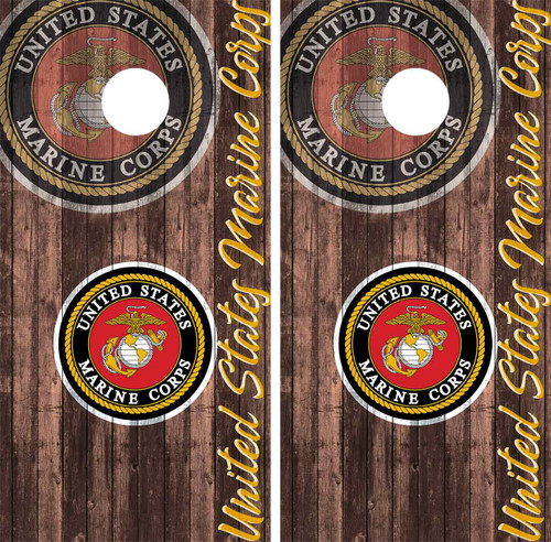 United States Marine Corp Cornhole Wraps / Skins
