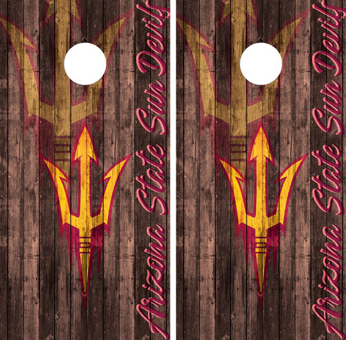 ASU, Arizona State Sun Devils, Cornhole Wraps / Stickers / Decals / Vinyl