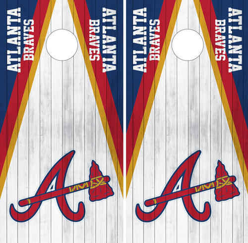 Atlanta Braves Cornhole Wraps / Skins / Decals / Stickers