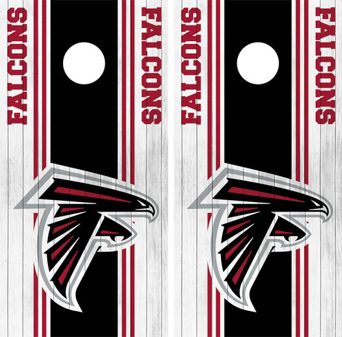 Atlanta Falcons Cornhole Wrap / Skins / Decals / Stickers