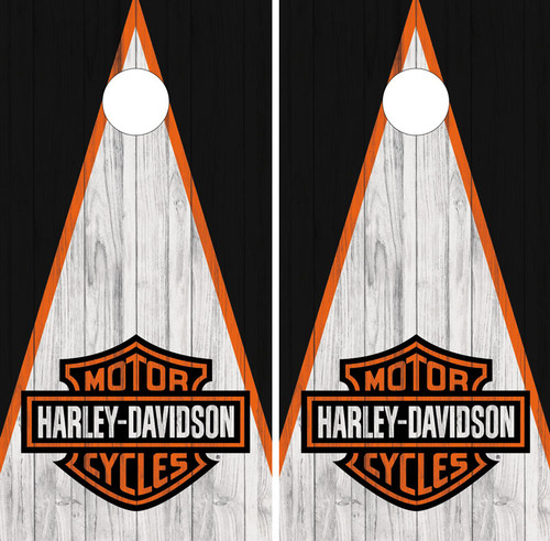 Harley Davidson cornhole wraps / skins / stickers