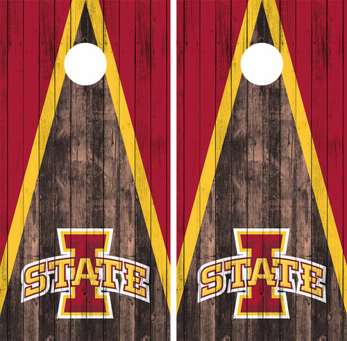 Iowa State Cyclone Cornhole Wraps Skins Vinyls Decals