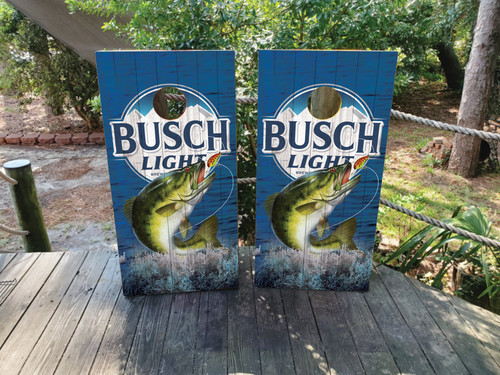 Busch Beer Cornhole Wraps / Skins / Vinyls / Stickers / Decals