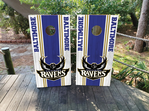 Baltimore Ravens Cornhole Wraps / Skins / Vinyl / Decals