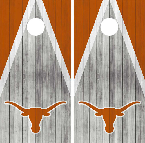 Texas Longhorns Cowboys Cornhole Wraps / Skins  - Design 6