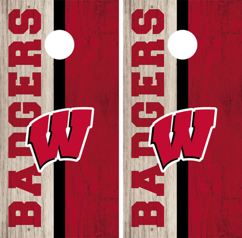 Wisconsin Badgers Cornhole Wraps / Vinyls / Stickers / Decals