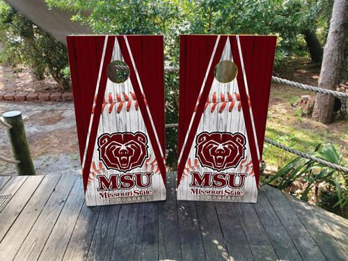 Missouri State Bears  Cornhole Wraps / Skins - Design 1