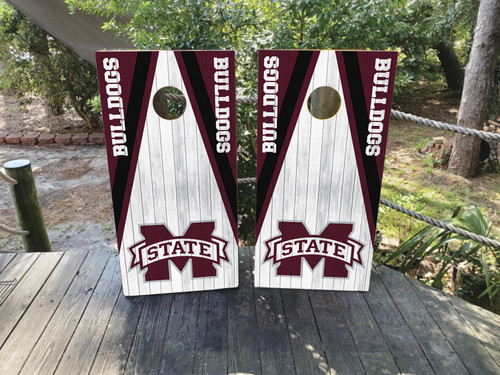 Mississippi State Cornhole Wraps Skins Vinyls Decals Stickers