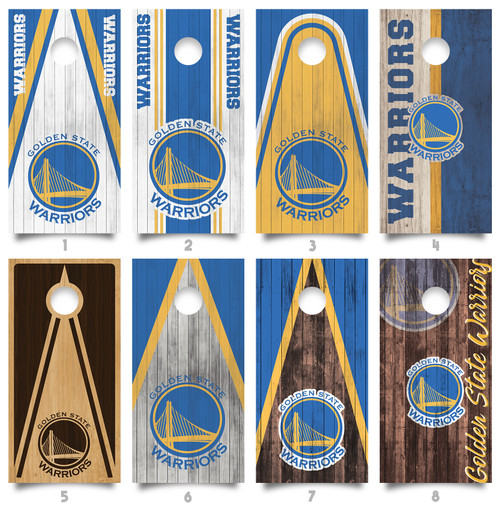 Golden State Warriors Cornhole Wrap / Skins / Decals / Stickers