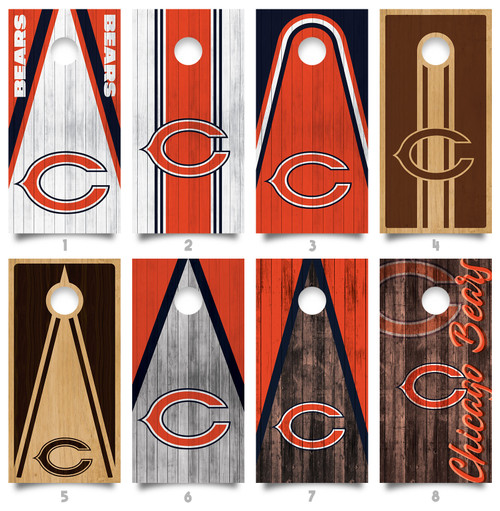 Chicago Bears Cornhole Stickers / Decals / Stickers / Skin
